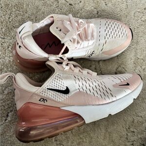 Nike Women's Air Max 270 soft Pink Sneakers Shoes Size 6.5